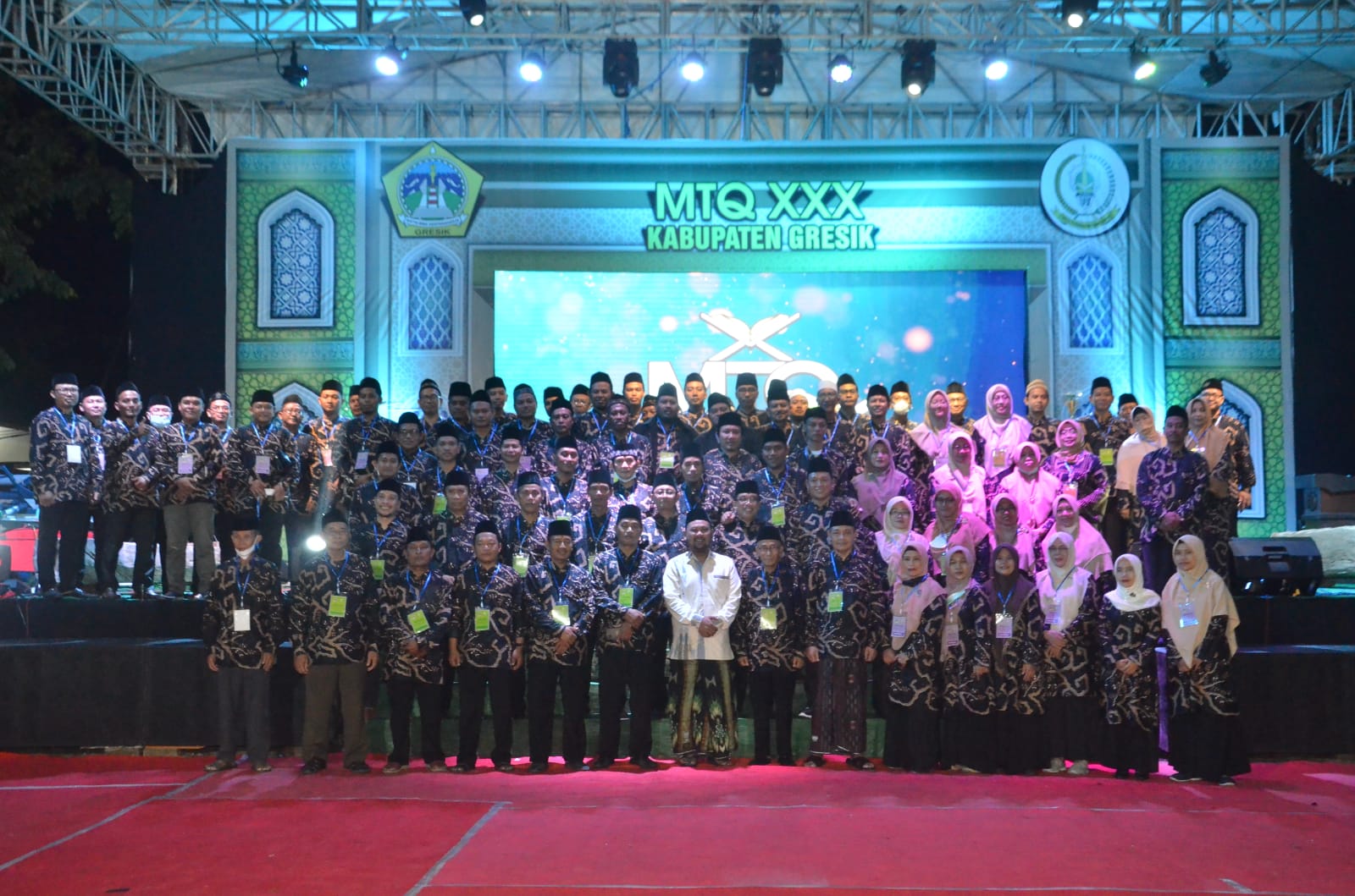 Bupati Gresik H. Fandi Akhmad Yani dalam acara MTQ ke XXX Kabupaten Gresik