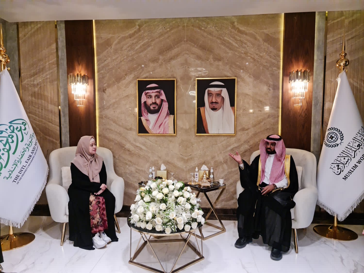 Puan bertemu Liga Muslim Dunia di Museum Nabi Muhammad di Arab Saudi