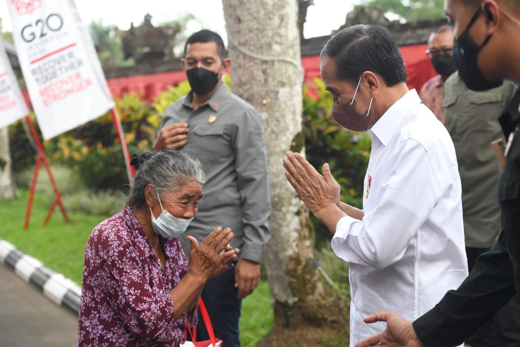 Presiden Joko Widodo Bertemu Dengan Warga Tampaksiring