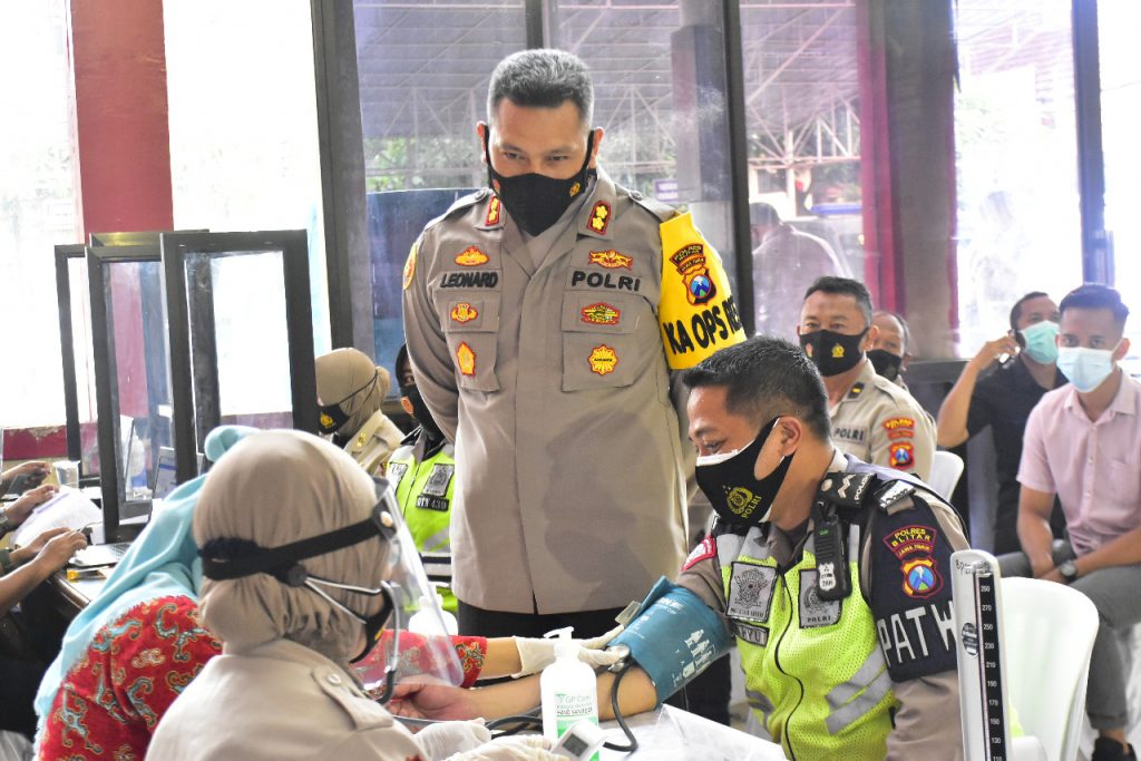 Kapolres Blitar AKBP Leonard M Sinambela.