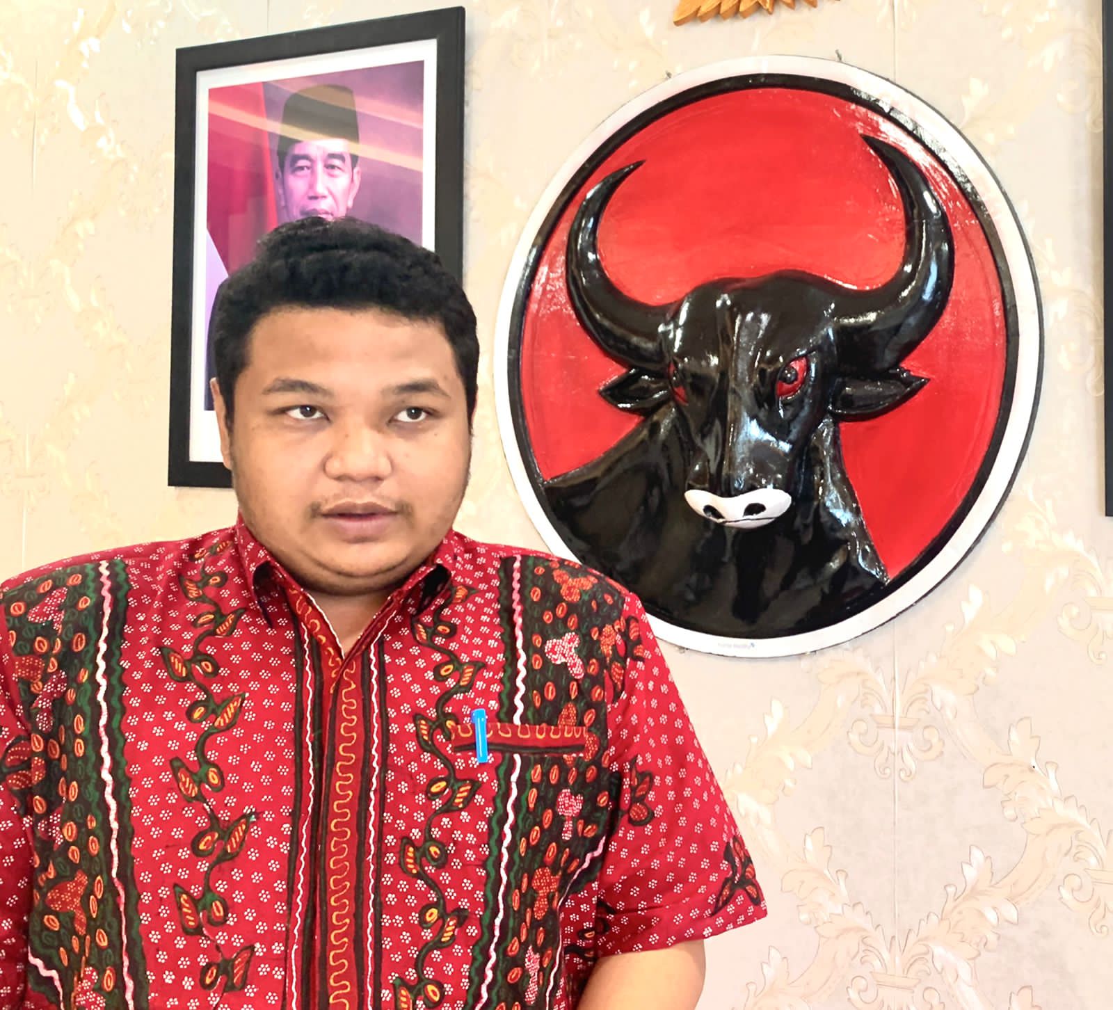 Wakil Sekretaris DPC PDI Perjuangan Kota Surabaya Achmad Hidayat