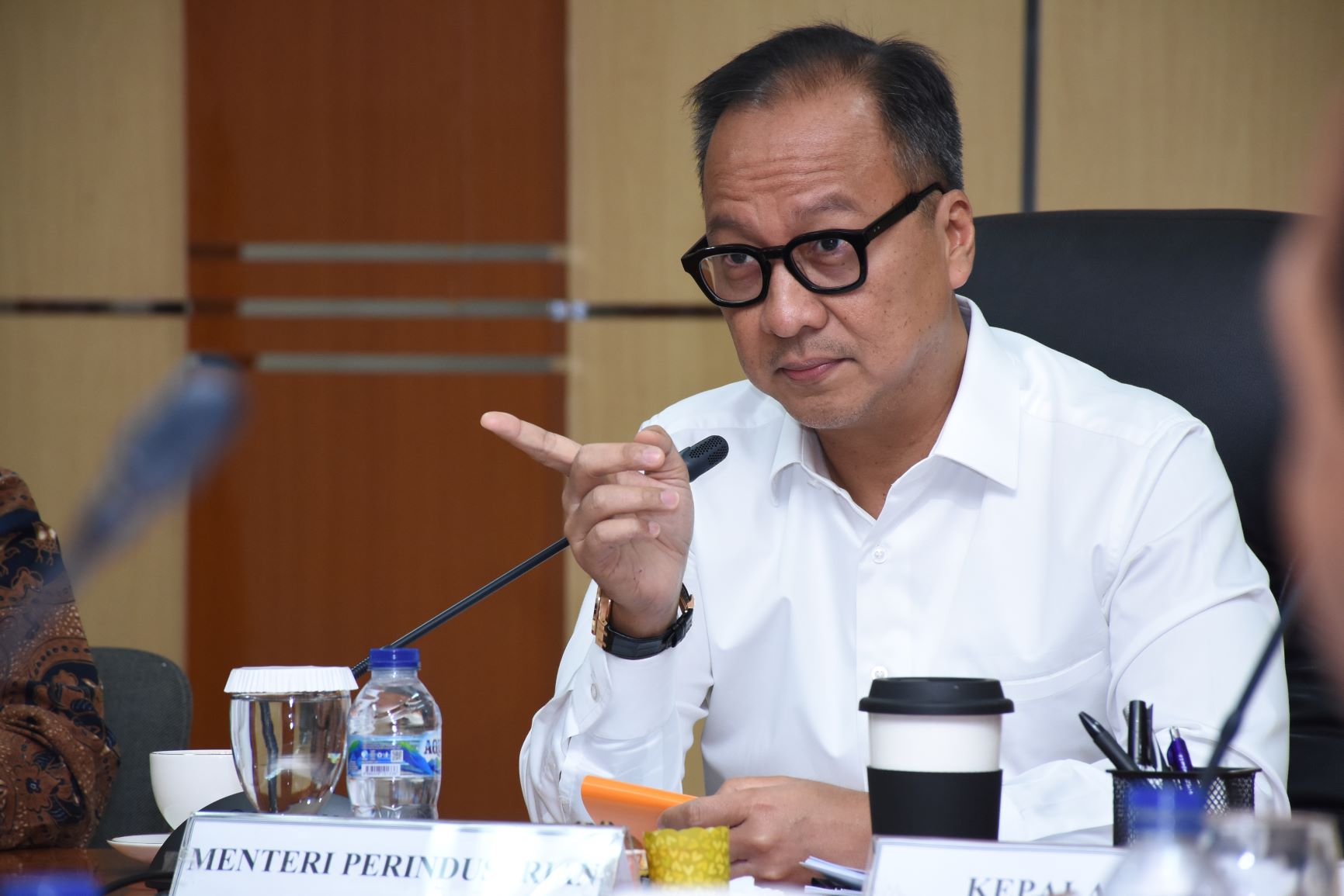 Menteri Perindustrian Agus Gumiwang Kartasasmita (Kemenperin)