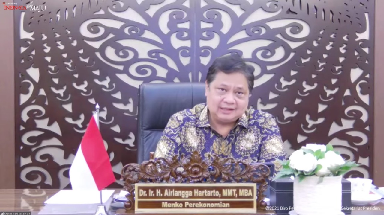 Menko Ekonomi Airlangga Hartarto. (Setkab)