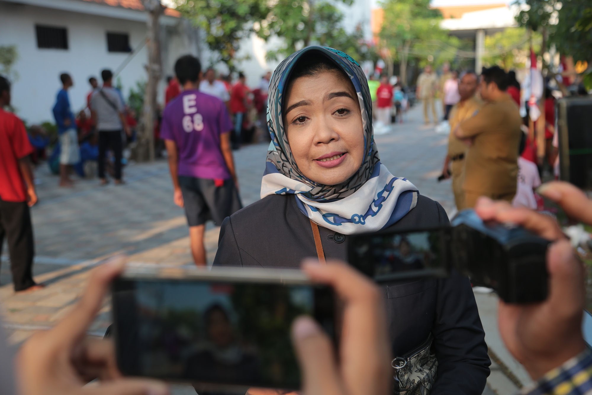 Kepala Dinas Sosial Kota Surabaya Anna Fajriatin