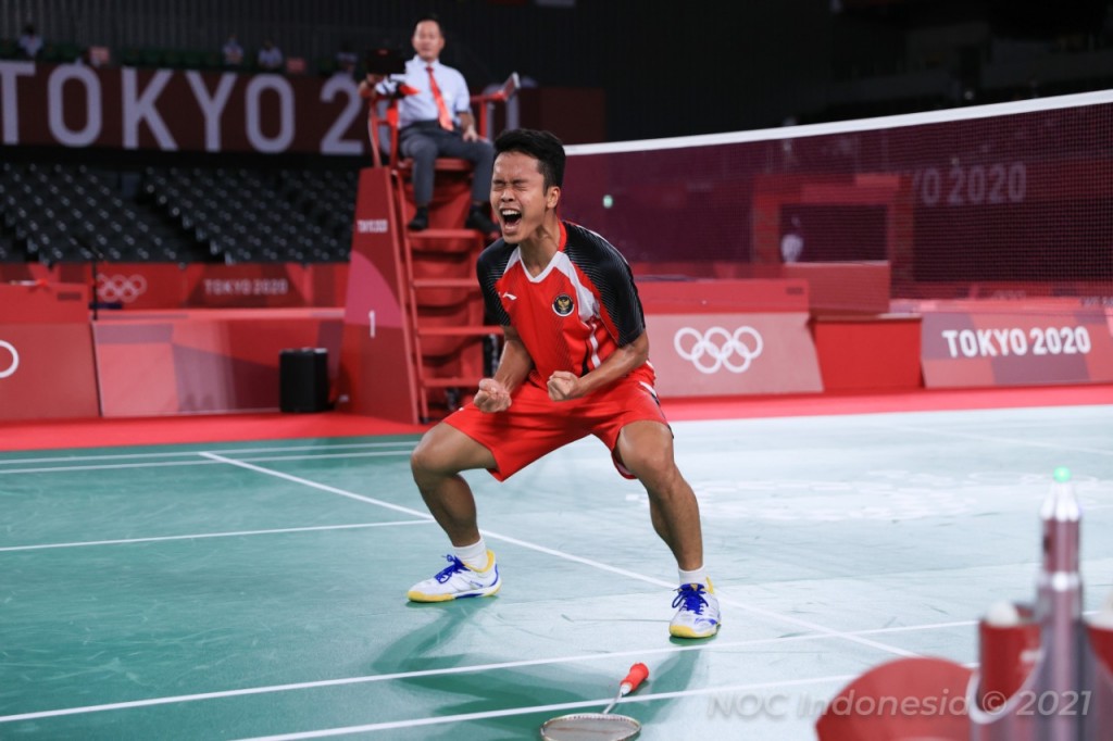 Anthony Ginting. (NOC Indonesia)