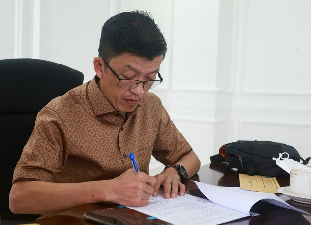 Kepala Dinas Komunikasi dan Informatika Kepri, Hasan S.Sos