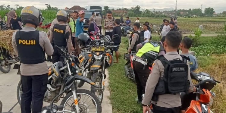 Razia balap liar di Tulungagung (Foto: Tribratanews Polri)
