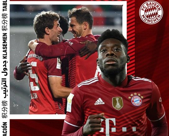 Bayern Munich. (Twitter @FCBayernEN)
