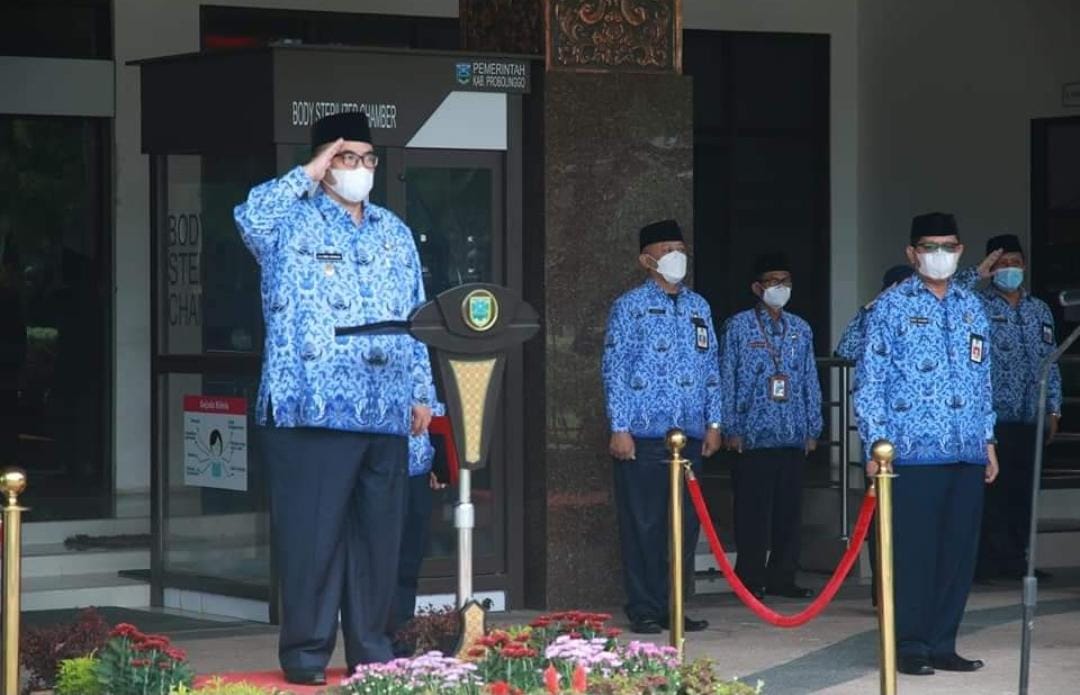Pemkab Probolinggo menunggu surat resmi dari Kemenpan RB terkait penerapan WFH untuk ASN maupun Swasta (foto: Plt Bupati Probolinggo, Timbul Prihanjoko dalam sebuah acara)