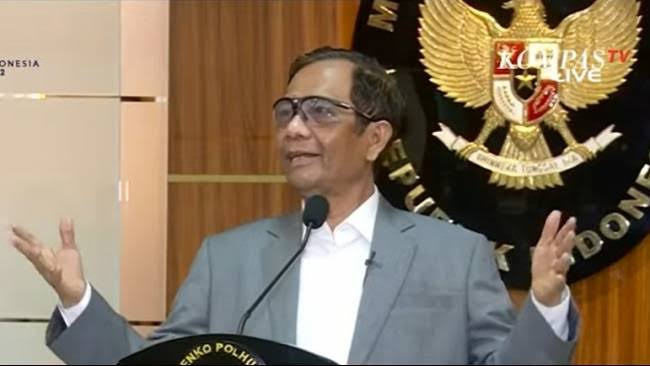 Mahfud MD mengapresiasi kerja Polri yang telah menetapkan Irjen Ferdy Sambo sebagai tersangka dan terduga pelaku utama kasus penembakan Brigadir J, Selasa (9/8/2022)