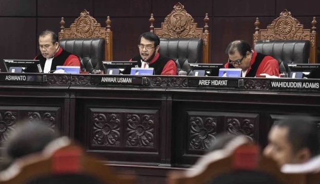 Ilustrasi sidang Mahkamah Konstitusi (MK) 