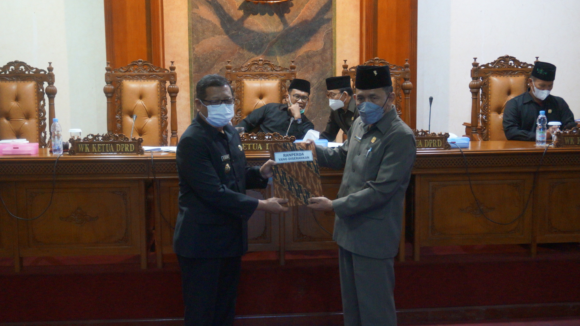 Penyerahan rancangan perubahan APBD Tulungagung tahun anggaran 2021