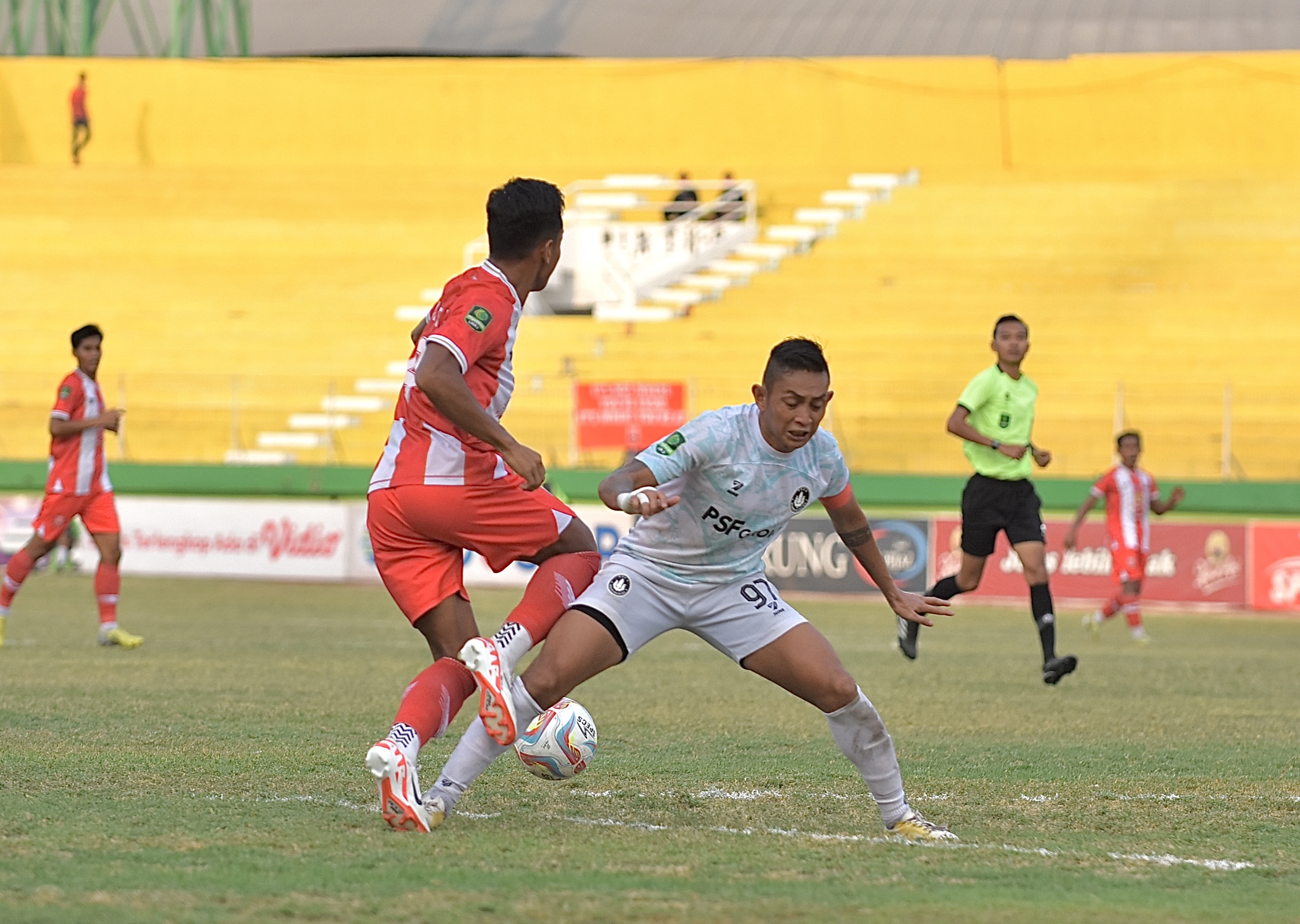 Deltras FC Sidoarjo mengalahkan PSCS Cilacap dengan skor 2-1 (Kominfo Jatim)
