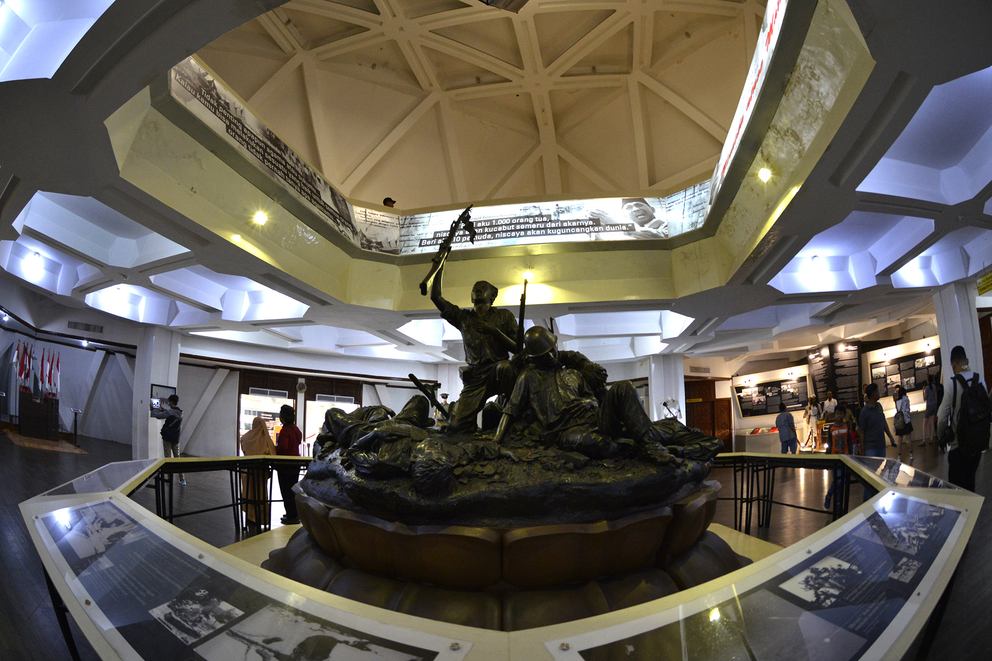 Dokumentasi foto Museum Sepuluh Nopember sebelum pandemi Covid -19