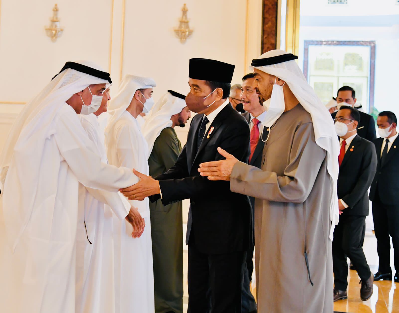 Presiden Joko Widodo menyampaikan dukacita