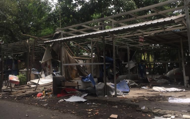 PKL Srikana korban penggusuran Pemkot Surabaya