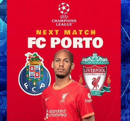 FC Porto vs Liverpool, Rabu (29/9/2021), 02.00 WIB.