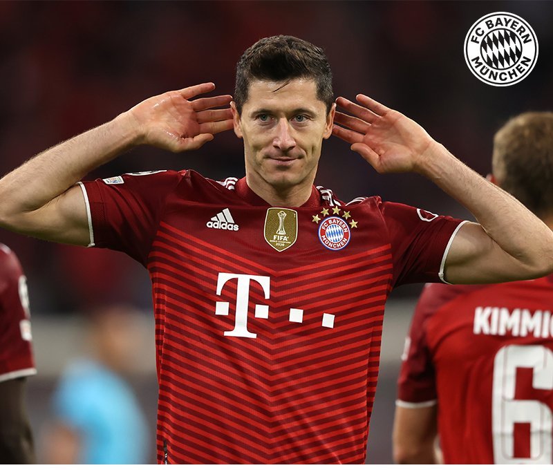 Striker Bayern Munich Robert Lewandowski.