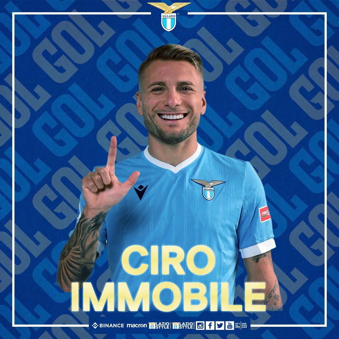 Striker Lazio Ciro Immobile. (twitter)