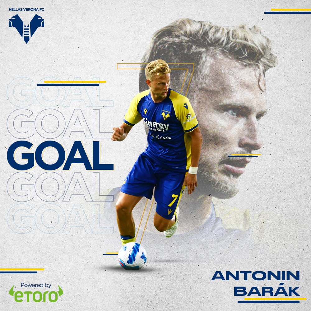 Penyerang Hellas Verona Antonin Barak. (Twitter @HellasVeronaFC)