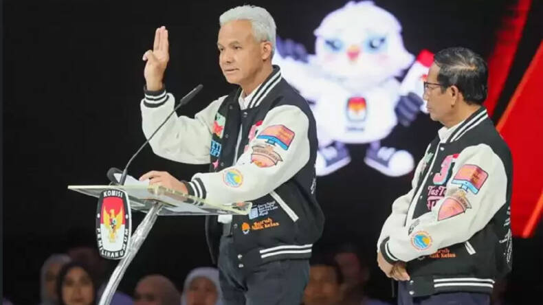 Ganjar-Mahfud saat kampanye pada Pemilu 2024 lalu.