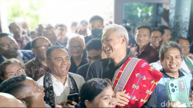 Ganjar Pranowo dalam kunjungannya ke Kupang, NTT. (PDIP Jawa Timur)