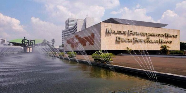 Gedung DPR dan MPR RI. | setkab