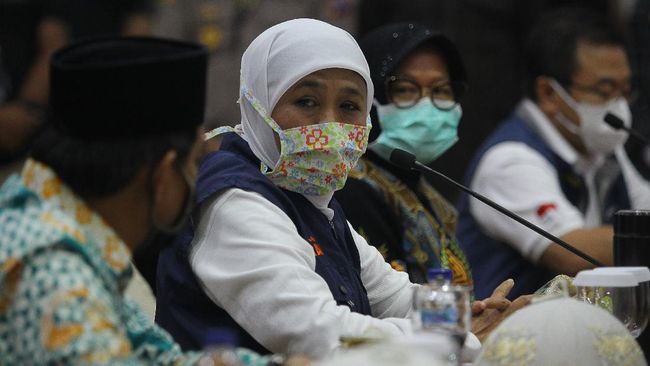 Gubernur Jawa Timur, Khofifah Indar Parawansa.