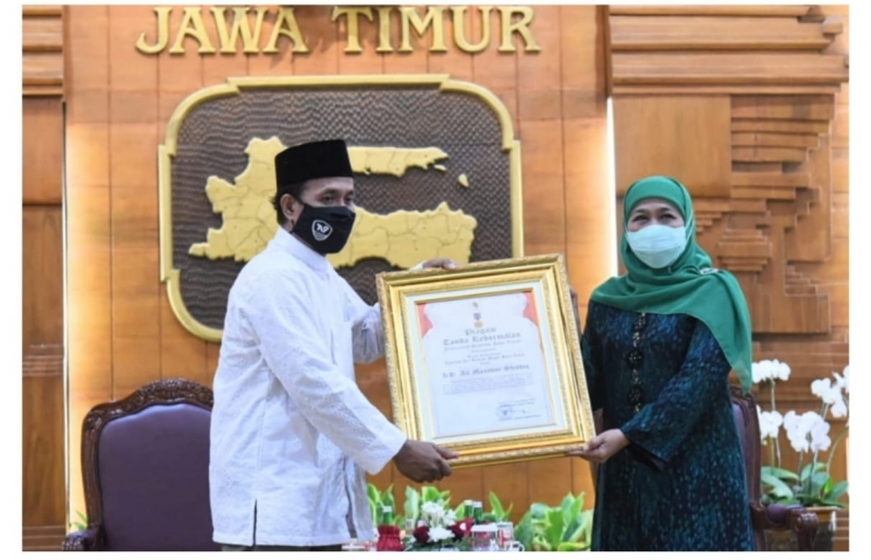 Gubernur Jatim Khofifah Indar Parawansa.