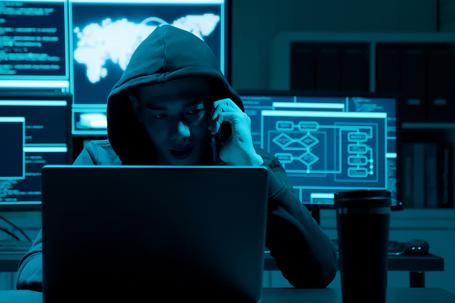 Ilustrasi hacker