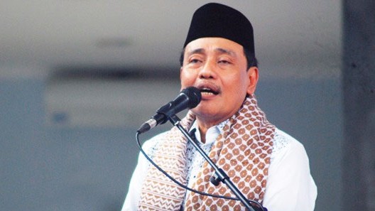 Ketua umum Majelis Ulama Indonesia (MUI) Jatim, KH Hasan Mutawakkil Alallah