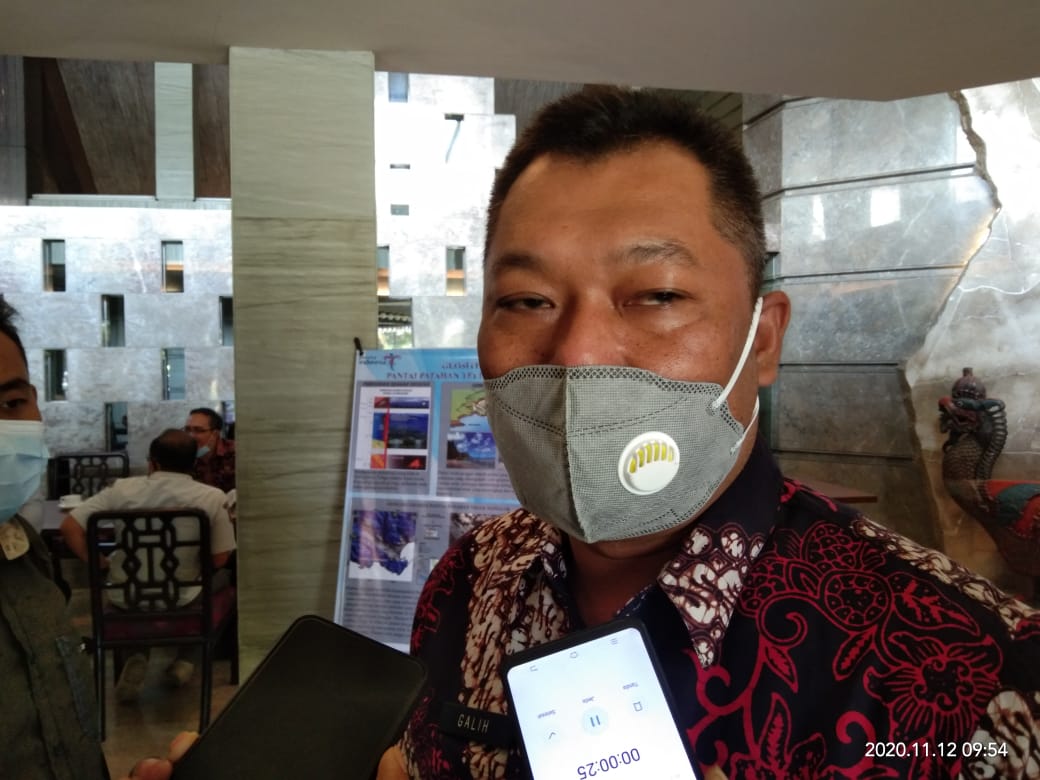 Wakil Juru Bicara Gugus Tugas Percepatan Penanganan (GTPP) Covid-19 Kabupaten Tulungagung, Galih Nusantoro . ( foto: lion) 