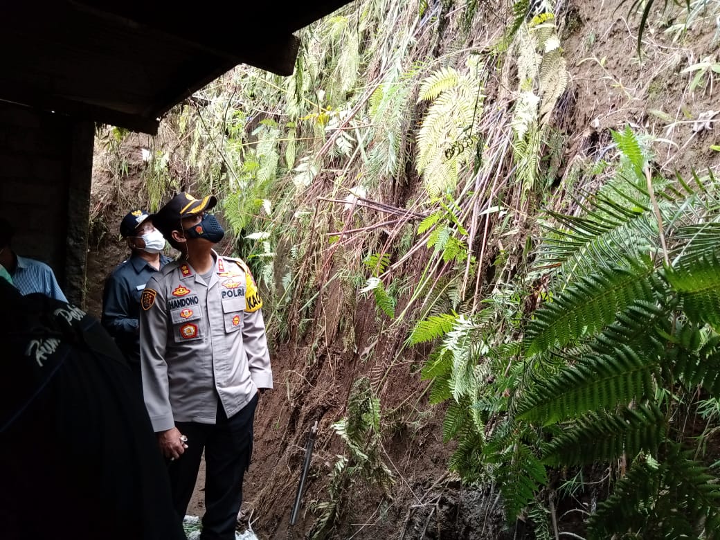 Jajaran forkopimda Tulungagung sidak ke daerah rawan longsor.