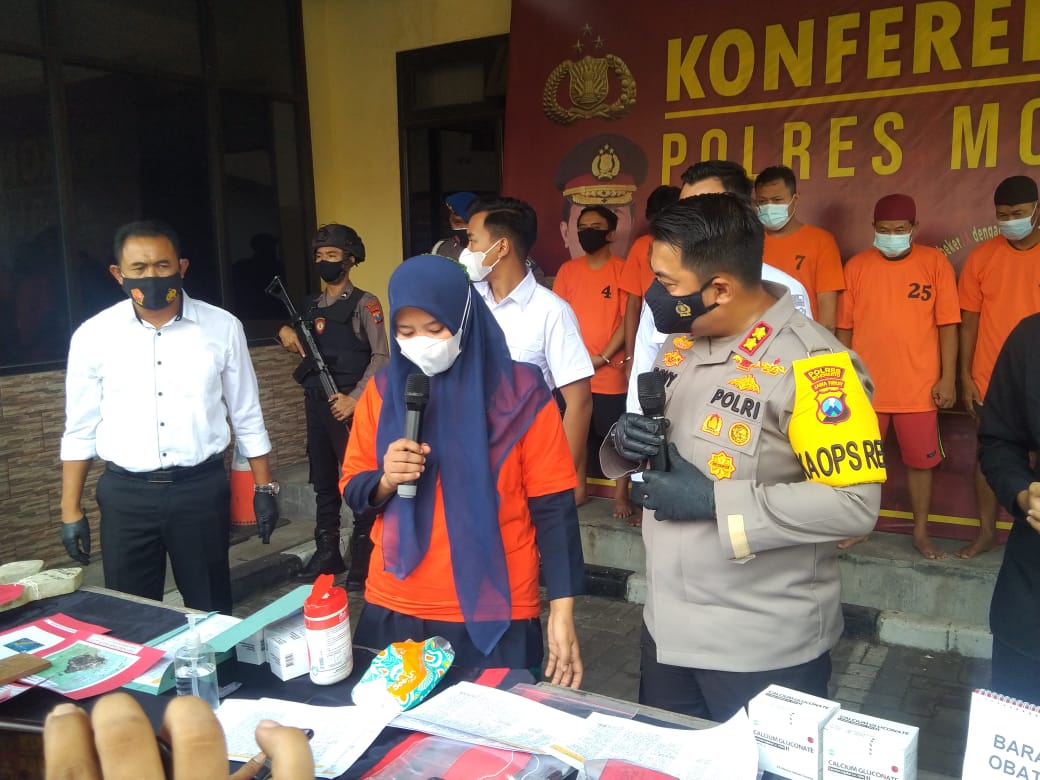 Nungki Merinda Sari, pelaku aborsi dan penguburan bayi orok di Mojokerto (Istimewa) 