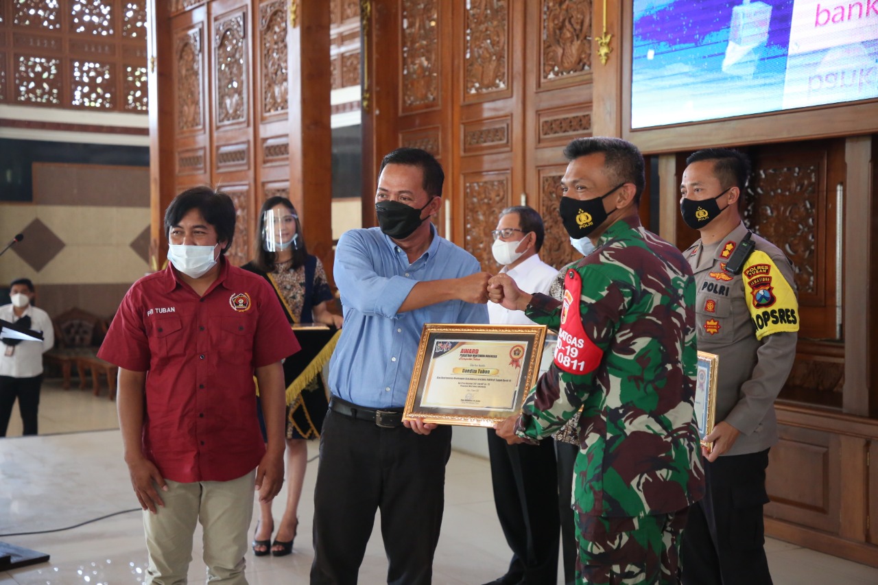 Ragkaian HPN PWI ke-75 digelar di Pendopo Kabupaten Tuban. (Poto: At.wiloto/Bacasaja.id)