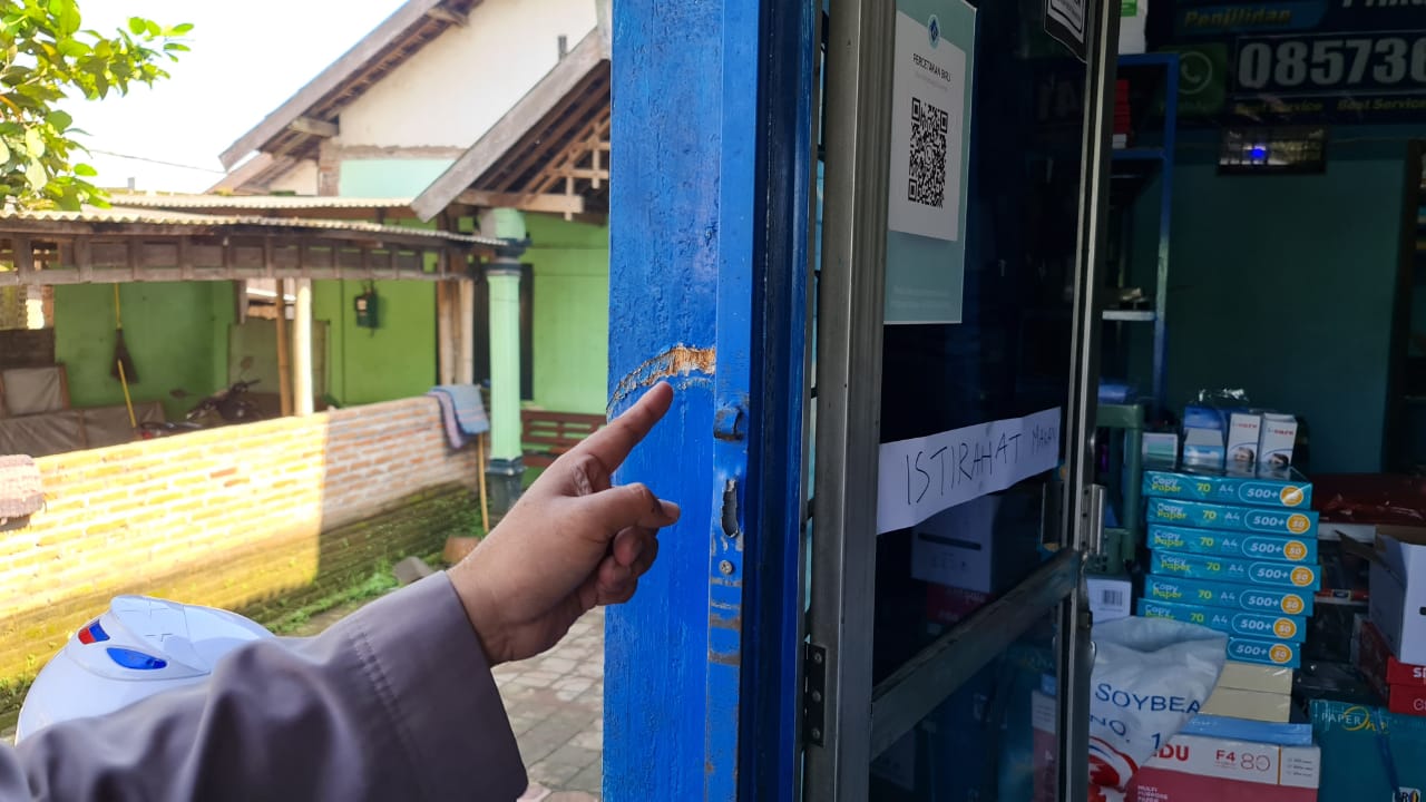 Salah satu lokasi yang jadi sasaran maling di sekitar kampus IAIN Tulungagung