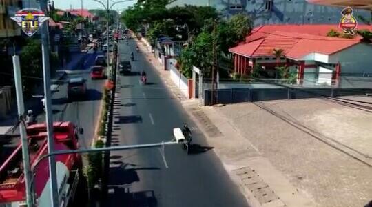 Salah satu penampakan kamera electronic traffic law enforcement (E-TLE) di Banjarmasin.