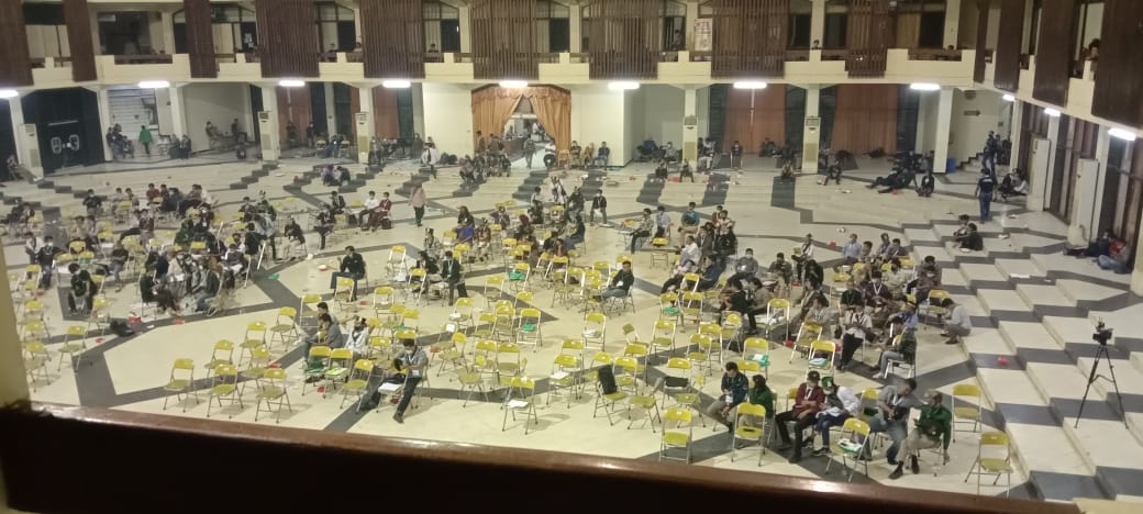 Suasana Kongres Himpunan Mahasiswa Islam (HMI) XXI di kota Surabaya 