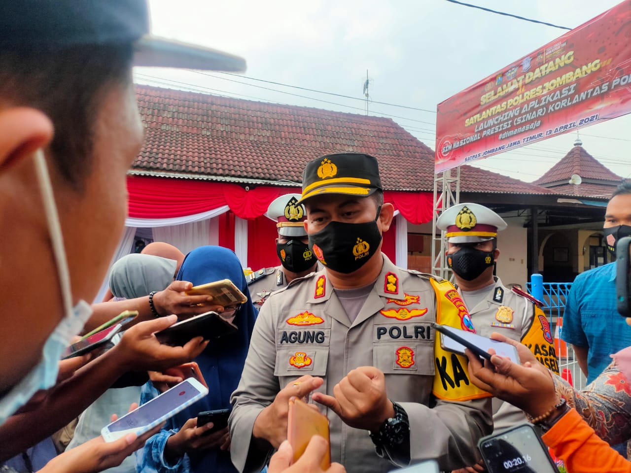 Kapolres Jombang AKBP Agung Setyo Nugroho.