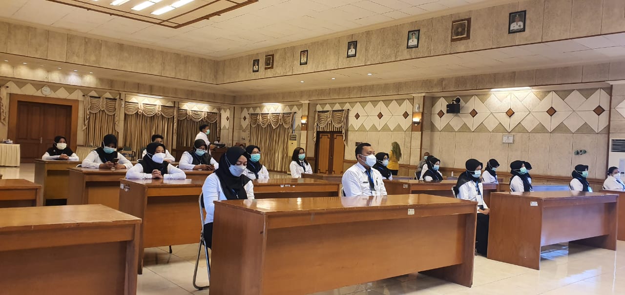 Pelatihan penangan penyakit TBC yang diadakan Dinas Kesehatan (Dinkes) Kabupaten Gresik.