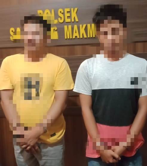 Dua pengedar sabu berinisial MN (37) dan AZ (22).