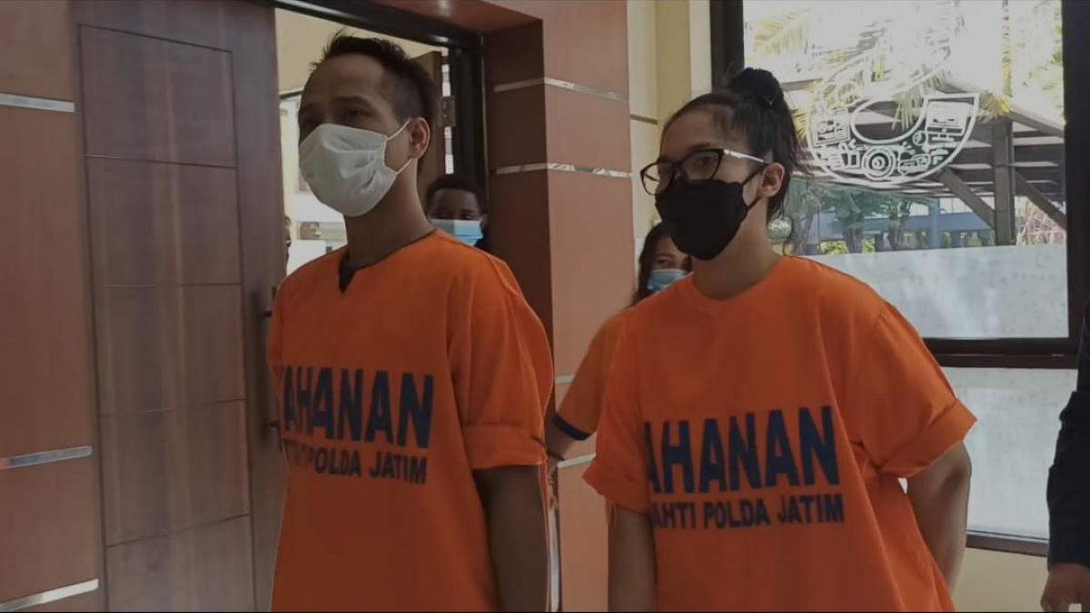 Tersangka sabu jaringan internasional yang diamankan.