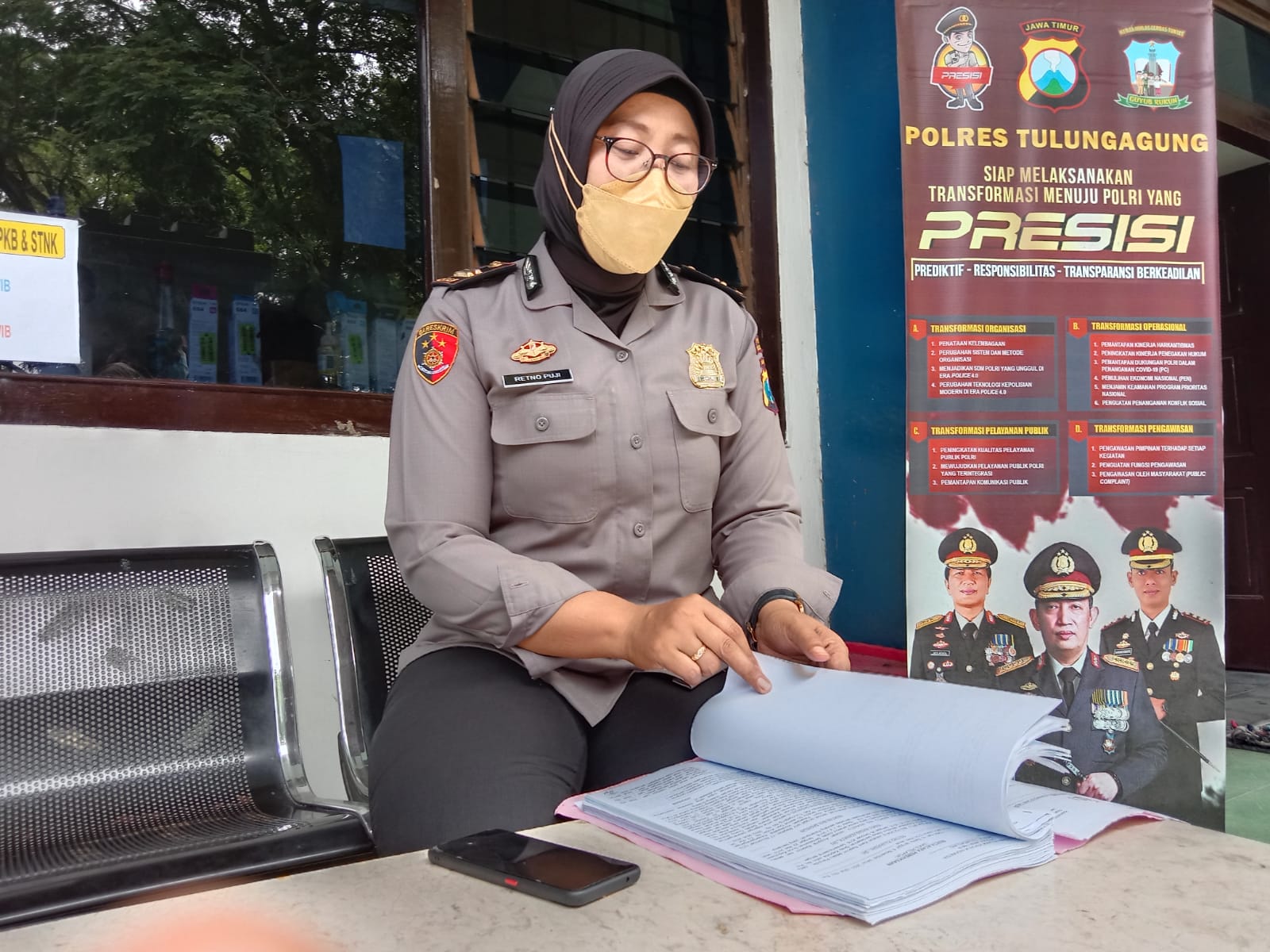 Kanit PPA Satreskrim Polres Tulungagung, Iptu Retno Pujiarsih.