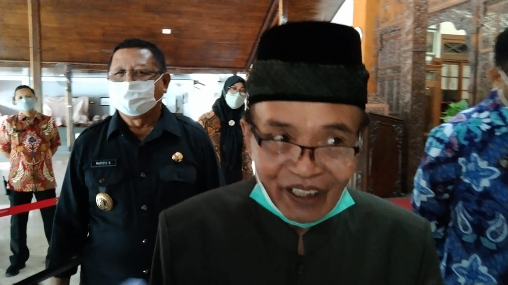 Ketua MUI Tulungagung, Gus Hadi dan Bupati Tulungagung, Maryoto Birowo.