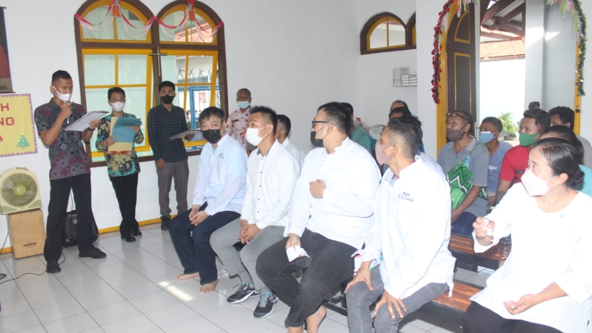 Ratusan Warga Binaan yang Menerima Remisi di Jatim.
