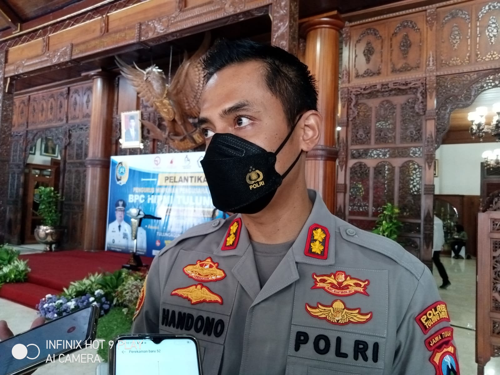 Kapolres Tulungagung, AKBP Handono Subiakto.