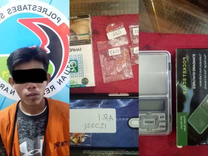 Pelaku dan barang bukti.