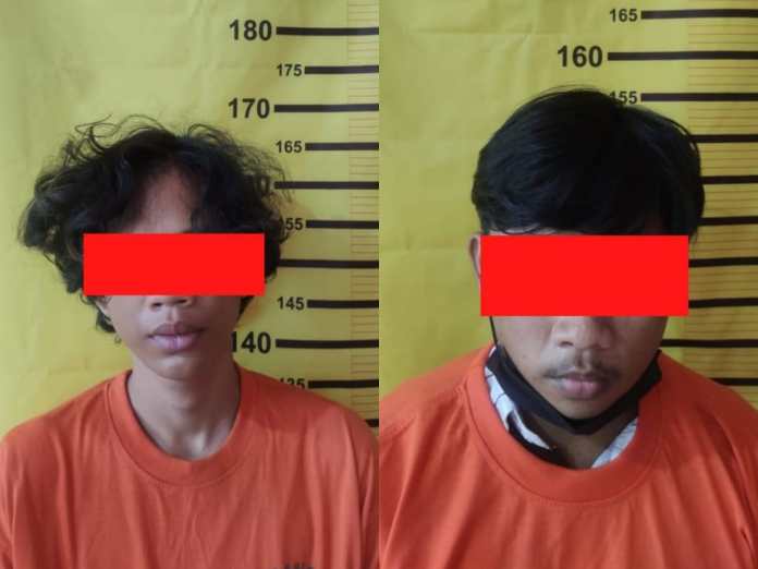 Dua maling motor yang ditangkap Polisi