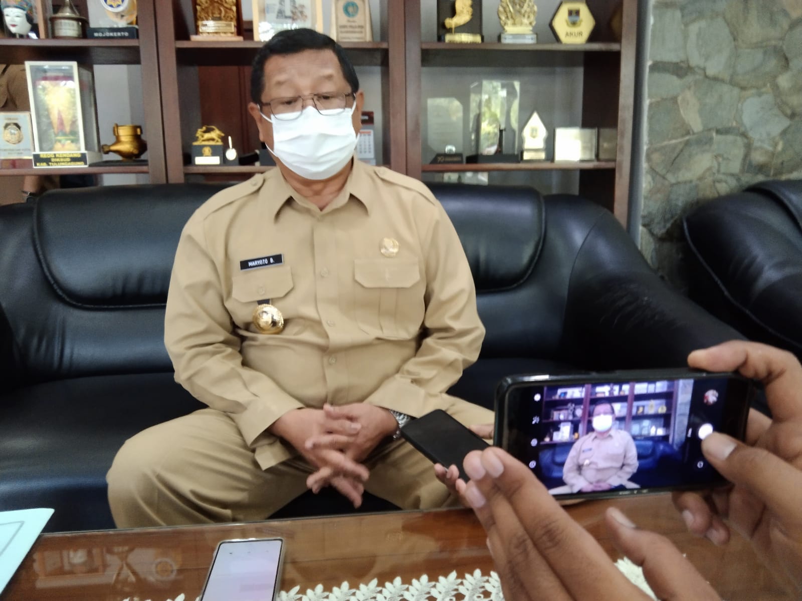 Bupati Tulungagung, Maryoto Birowo.