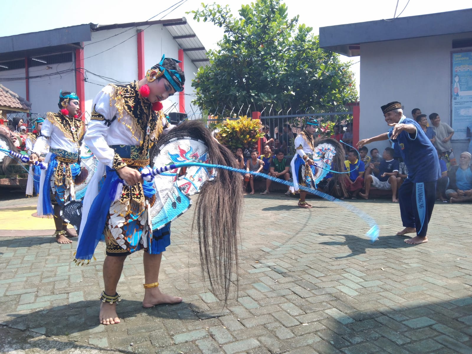 Pergelaran Jaranan di dalam Lapas Klas IIB Tulungagung.